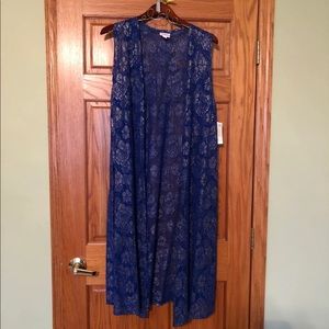 Large LuLaRoe Lace Joy Vest